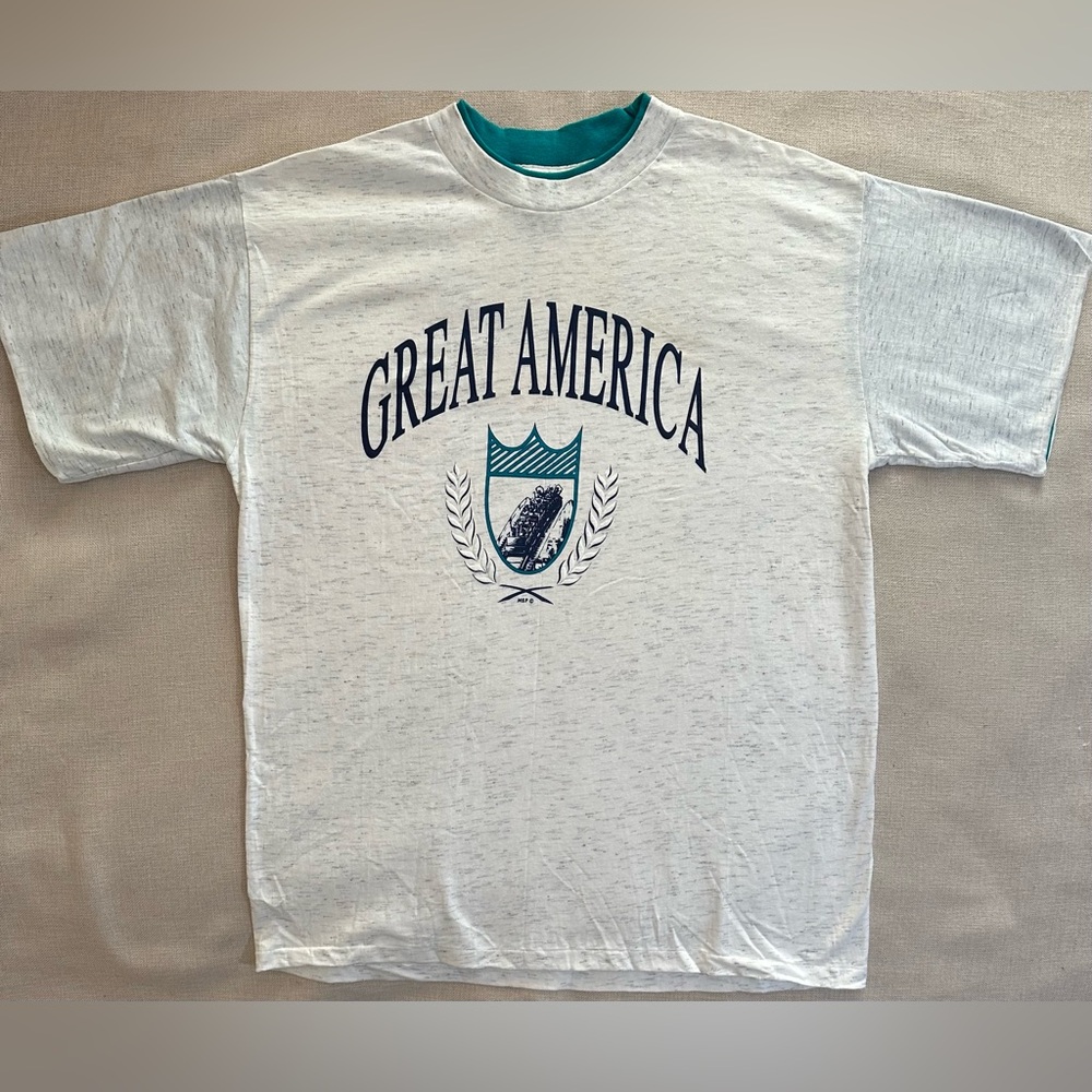Great America Amusement Theme Park Vintage, Rare Coaster T Shirt xl men’s
